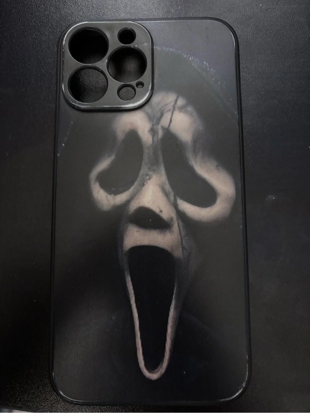 Black Scream Graphic Protective Phone Case